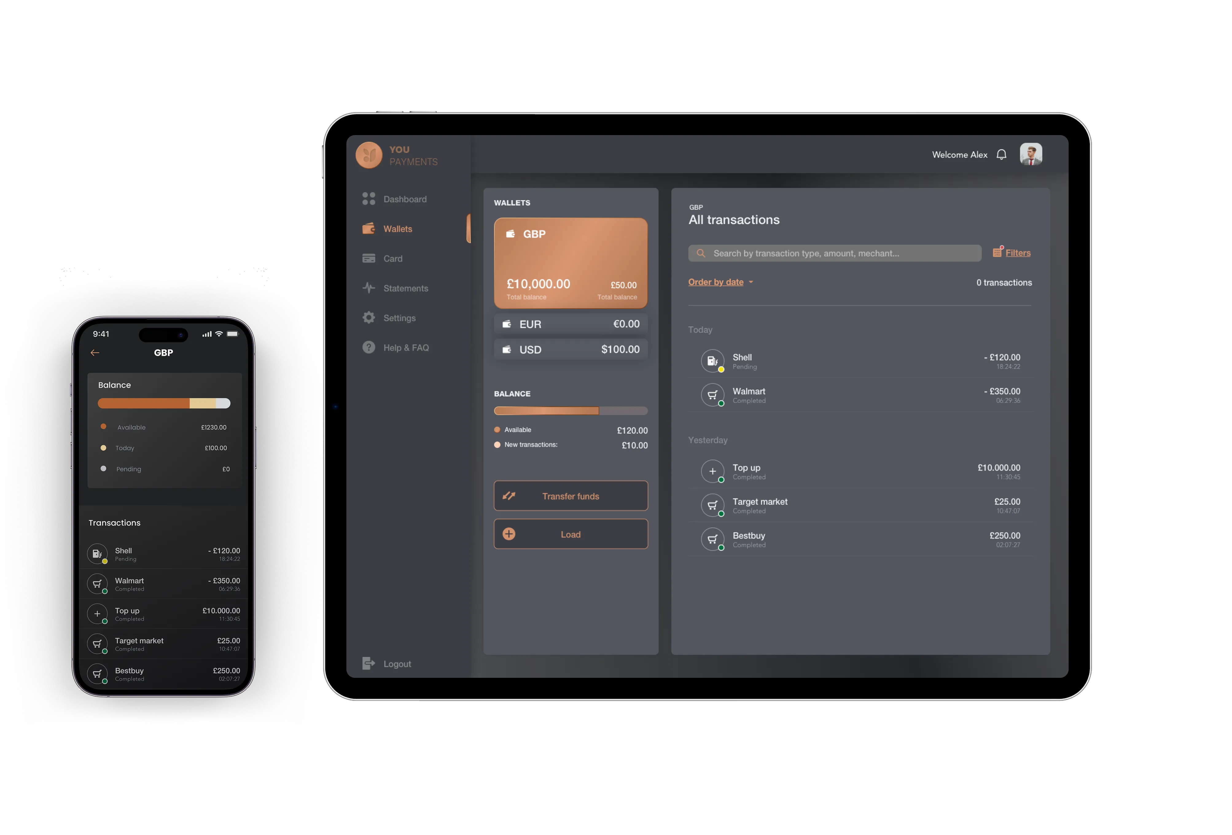 Launchpad mobile and desktop apps
