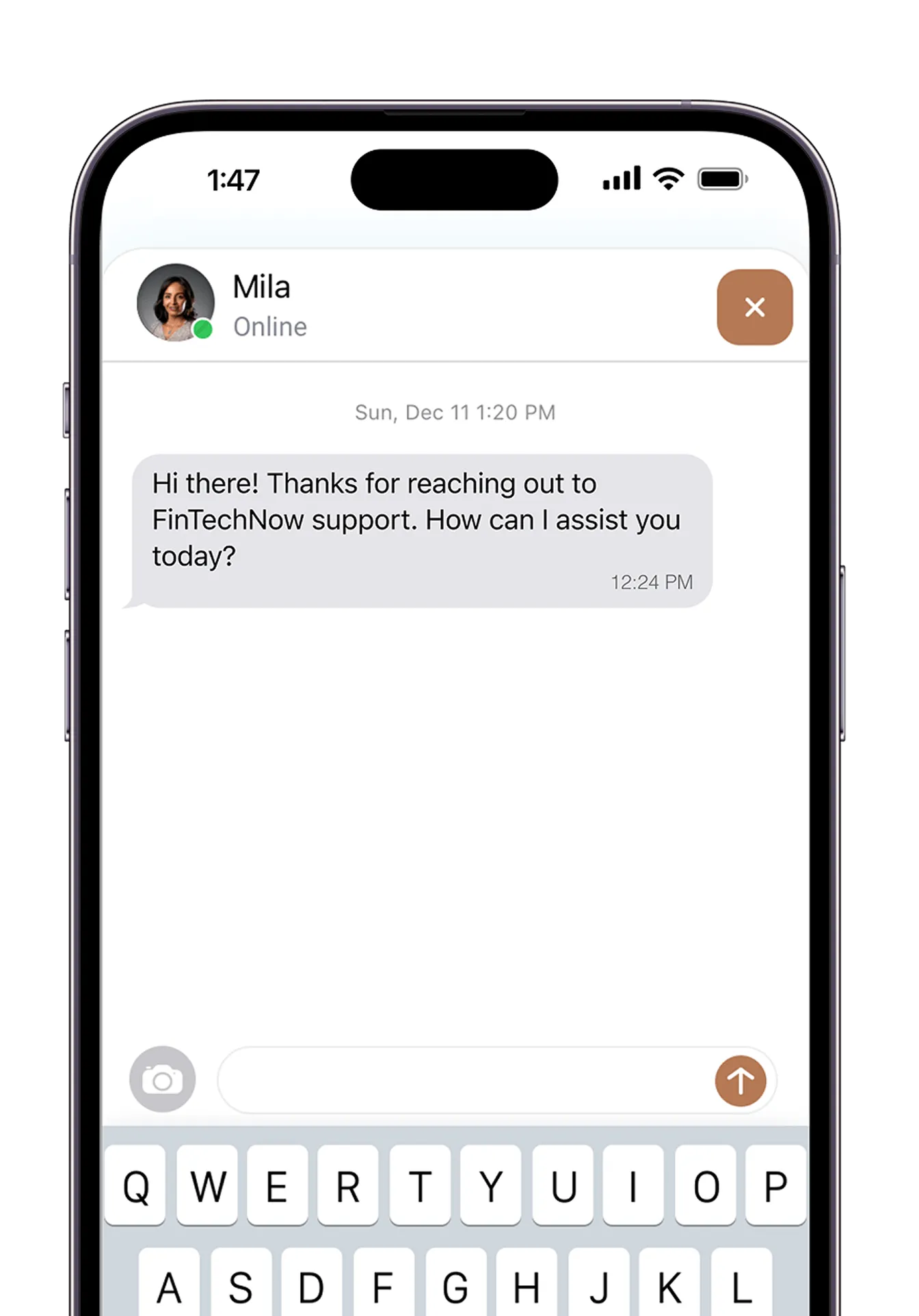 Phone with support interface