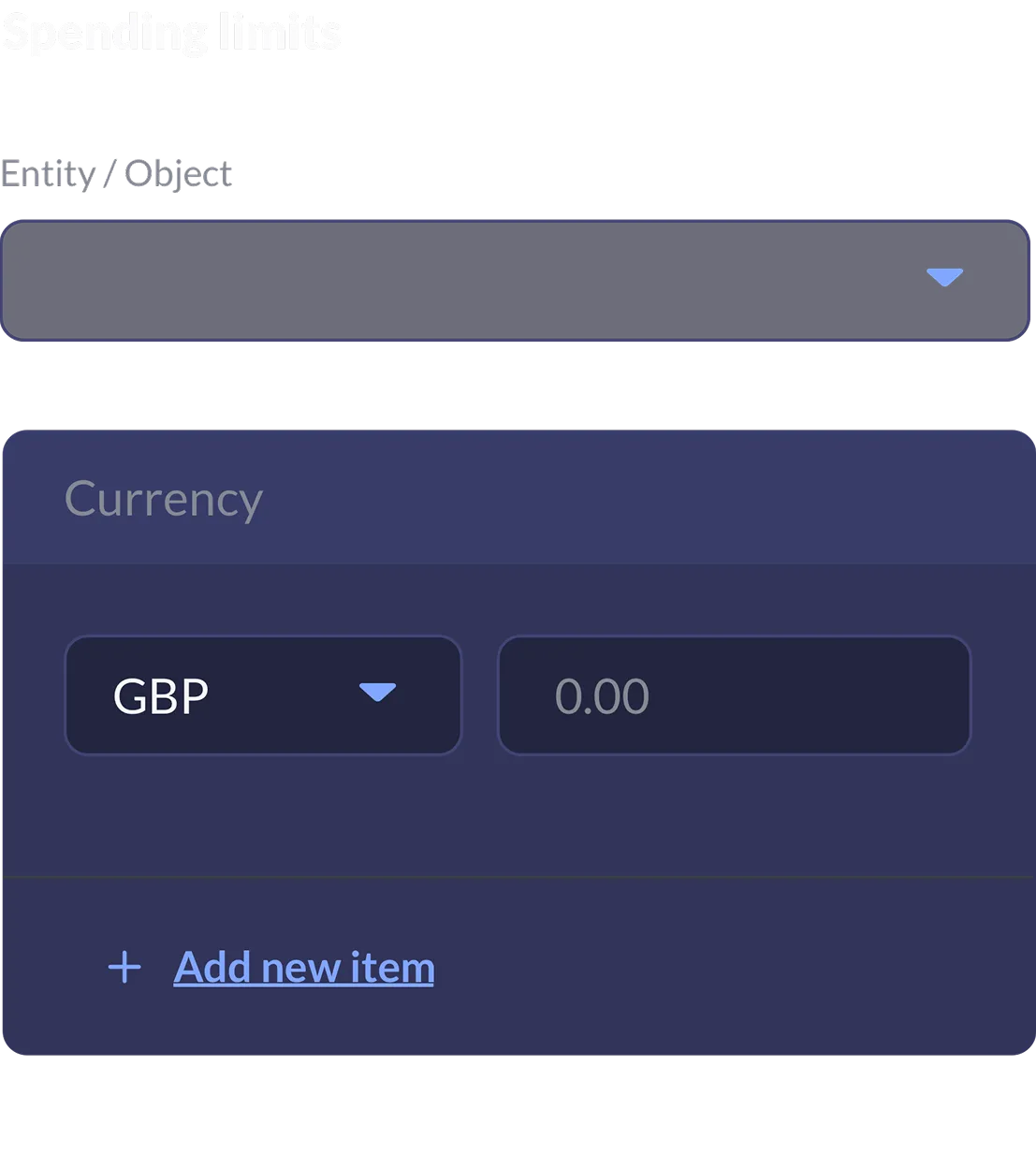 Full control of your transaction criteria