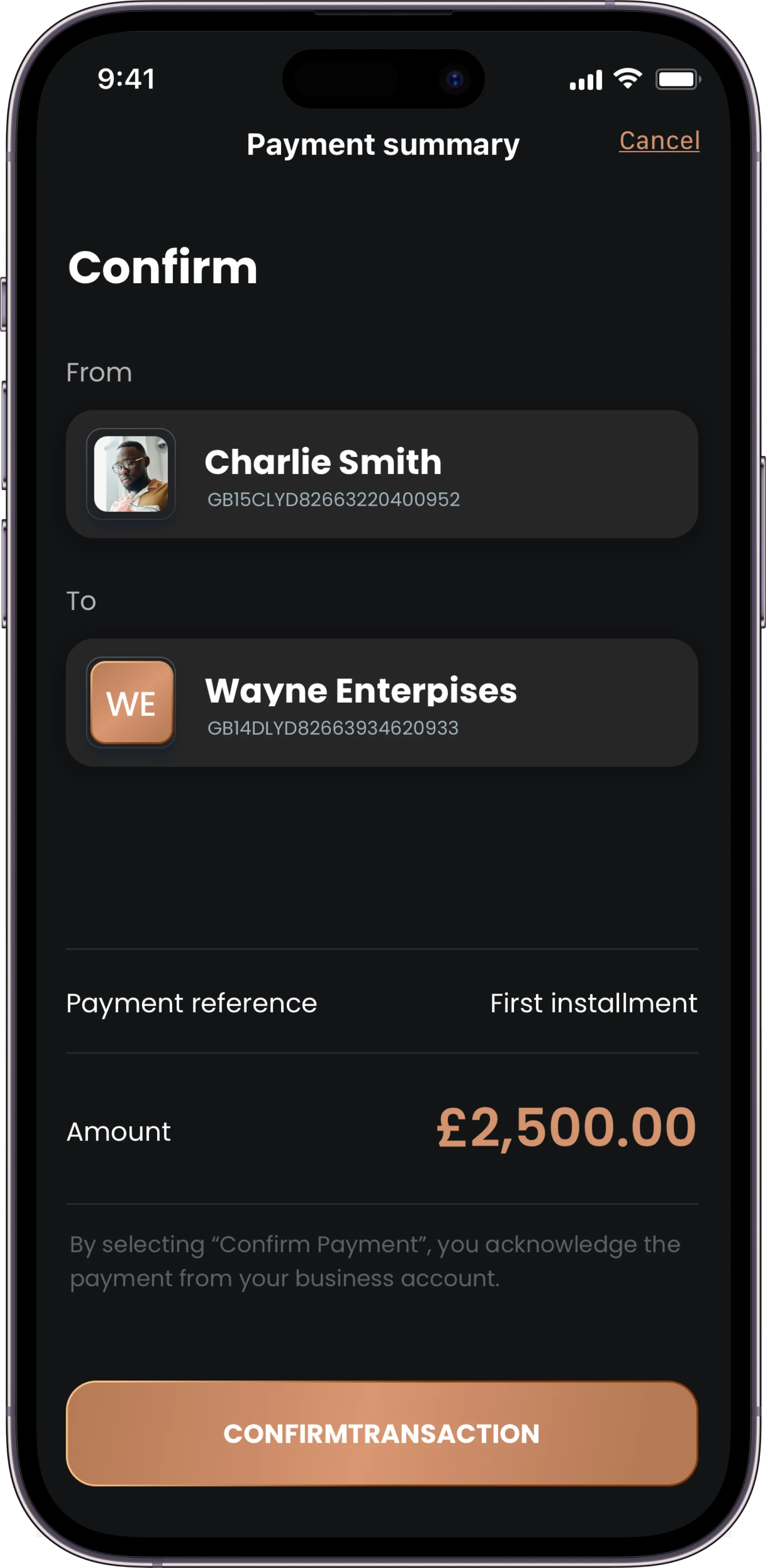 Payment Summary