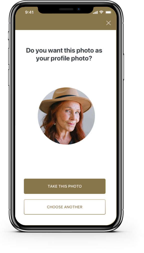 Prosper profile phone mockup