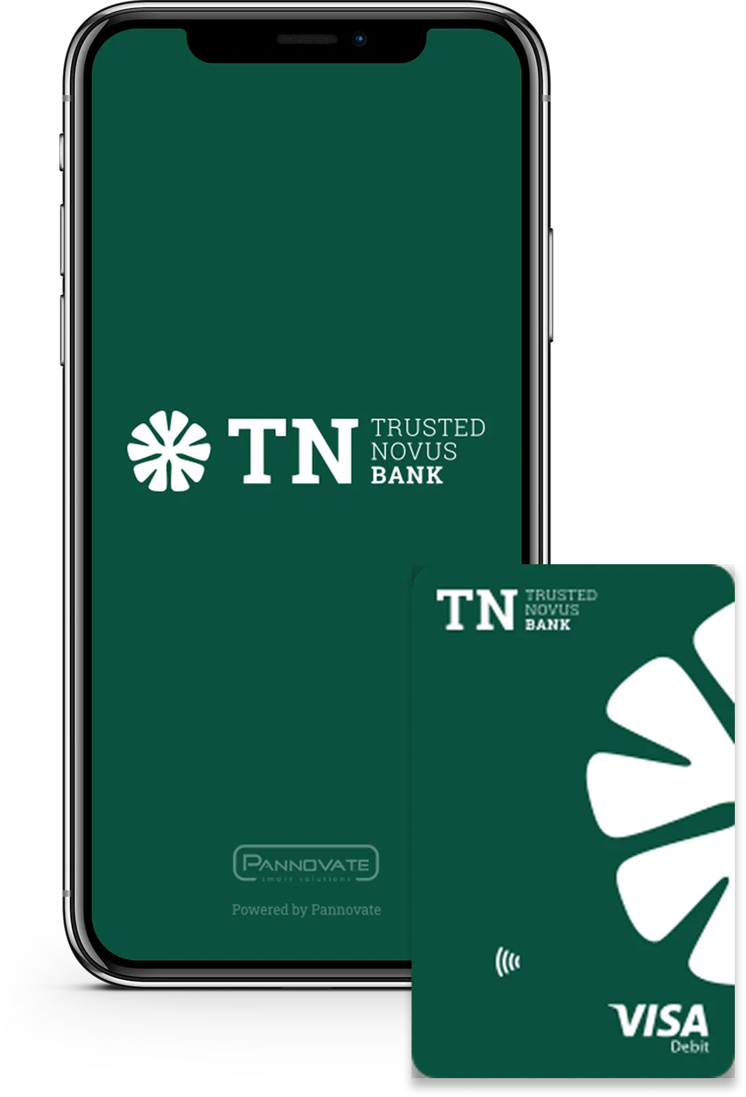 TN Bank phone mockup